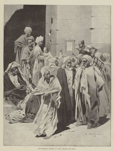 La boda del Jedive en El Cairo, leyendo las noticias